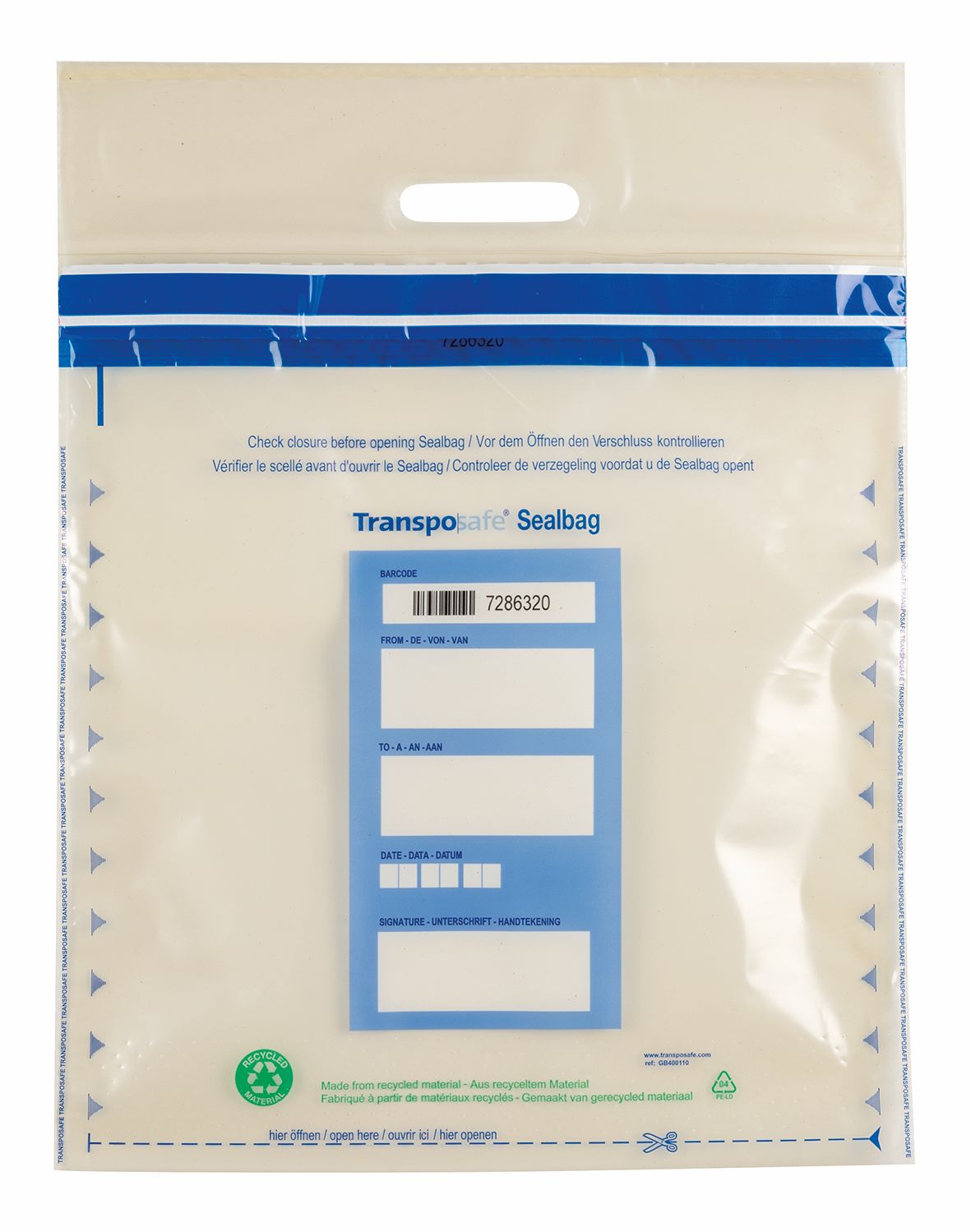 Transposafe Sealbag