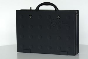 Steelbag business zwart leer