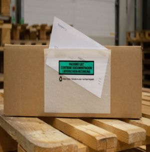 Dokulops® DL Papieren Paklijst Envelop 3-talen bedrukking