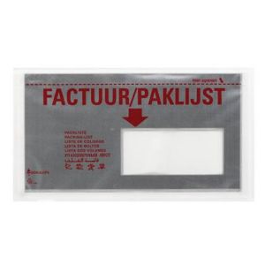 Dokulops paklijstenveloppen A8, Factuur/paklijst