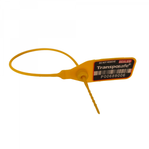 Pull Seal 200mm Geel met barcode 