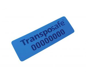 Security label Non-Transfer Blauw 20x60mm