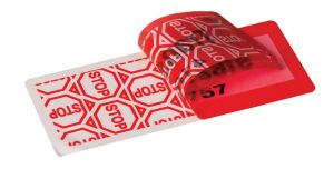 Security seal label verzegeling