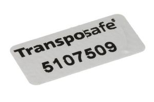 Security label small zilver