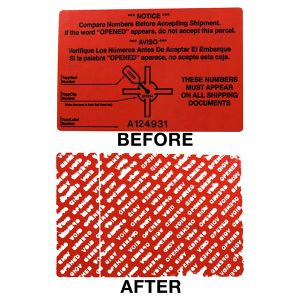 ToppClip&trade; Security Labels 1 roll (100)