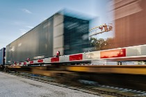 Spoorweg transport